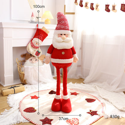 Christmas Creative Arrangement Of Retractable Dolls