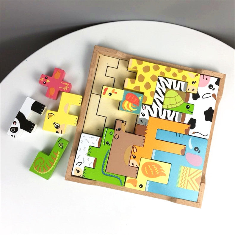 Puzzle wooden fun puzzle