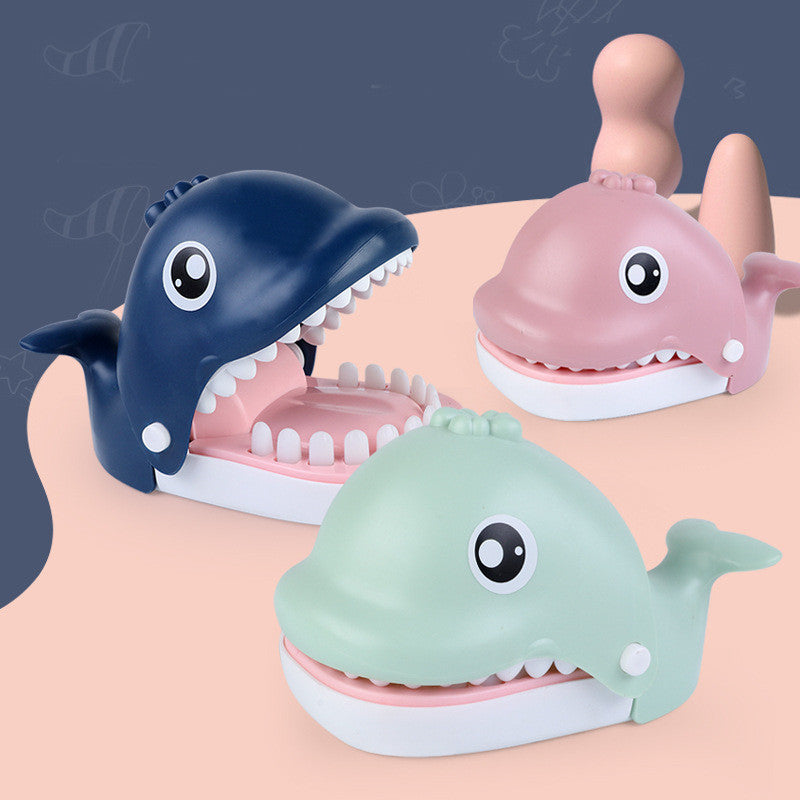 Little Cute Pet Finger Whale Trick Desktop Toy Parent-child Interaction