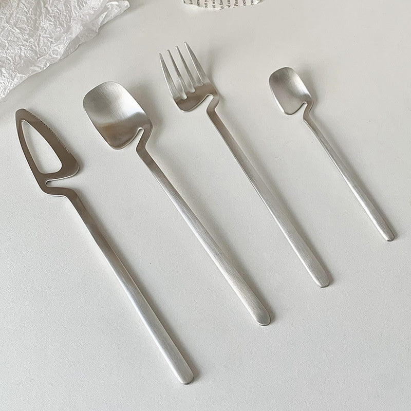 Creative Knife Fork And Spoon Alloy Good Looking Simple Tableware