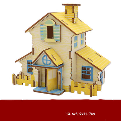 Wooden 3D Jigsaw Puzzle For Children DIY