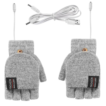 USB Double-sided Electrically Heated Gloves - Here2Save