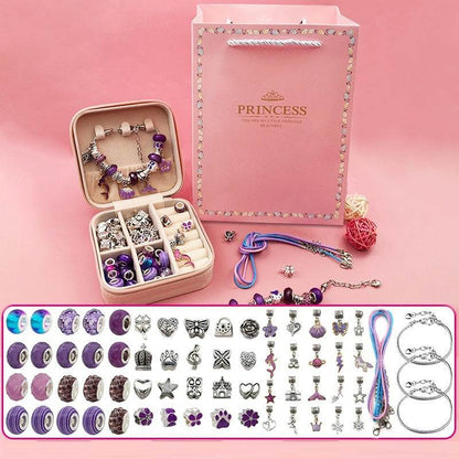 Children's Diy Handmade Beaded Bracelet Creative Jewelry Set Gift Box - Here2Save
