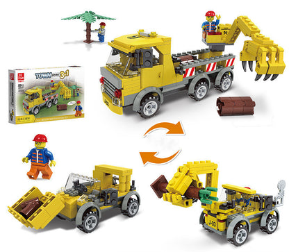 Urban construction vehicle engineering vehicle trailer series