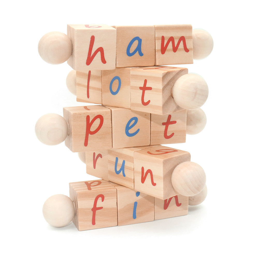 Montessori Phonetic Reading Blocks