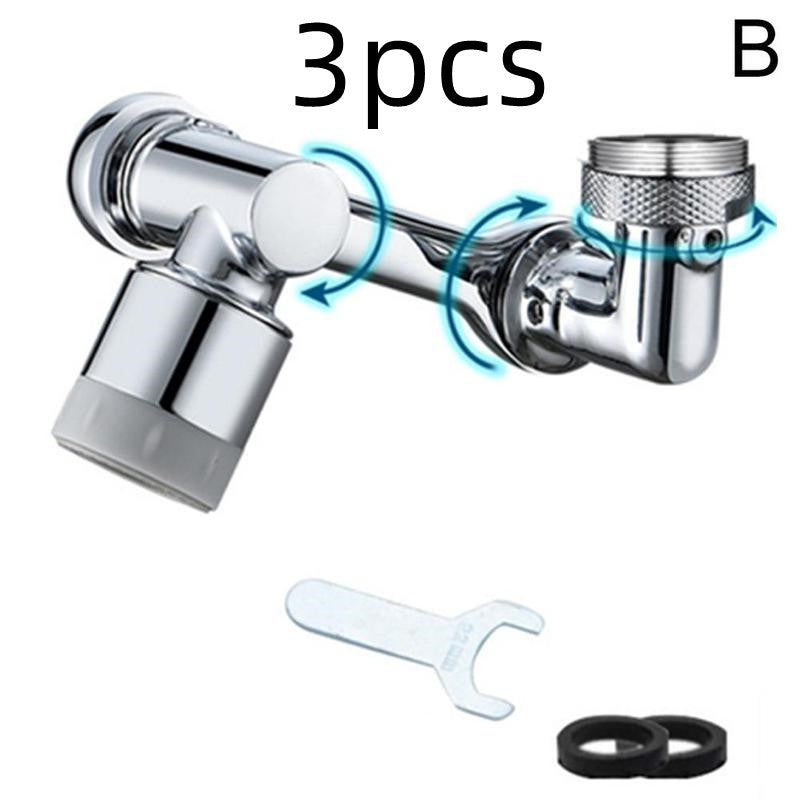 Universal 1080 Swivel Faucet Aerator Multifunction Faucet Extender Universal Swivel Splash Resistant Shower - Here2Save