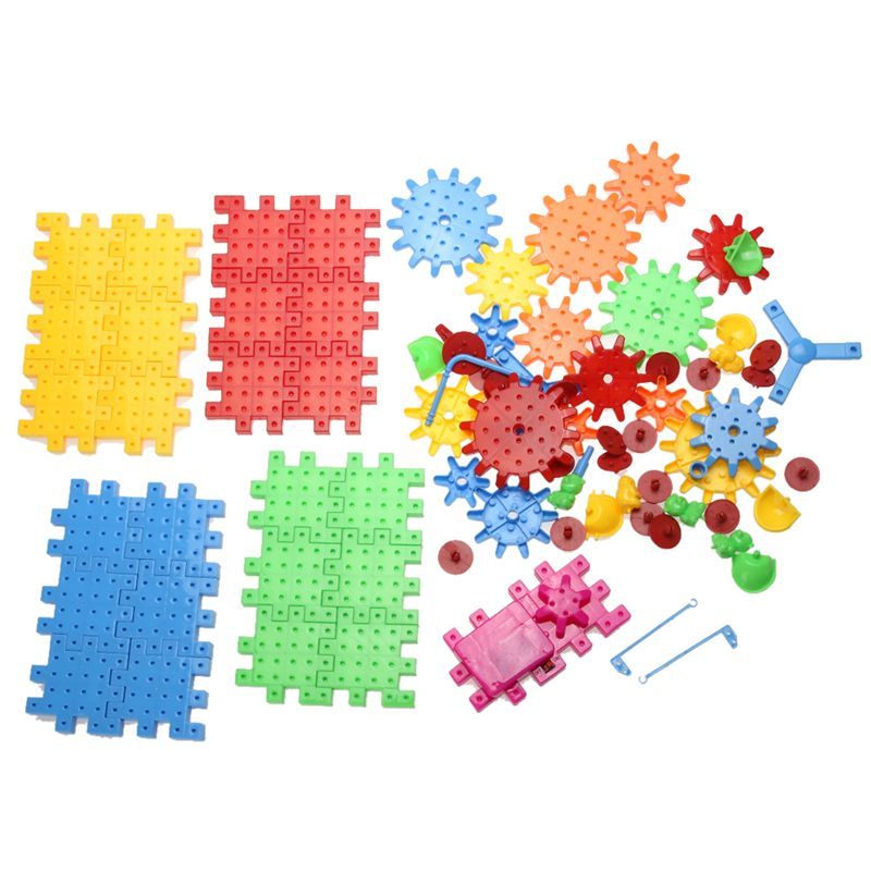 81pcs Children Plastic Building Toy Bricks