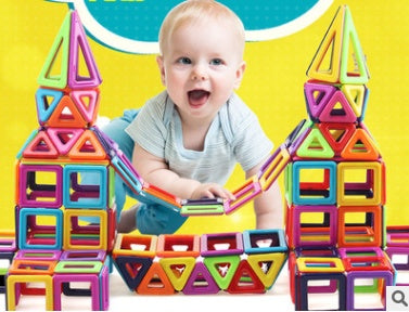 Magnetic piece building blocks change pulling magnetic piece children early education educational toy set magnetic piece