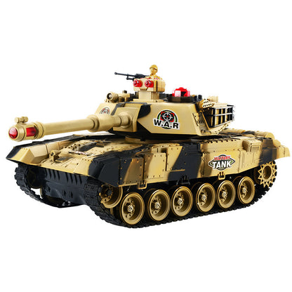 Remote control of tank toy car can launch tracked cross-country vehicle