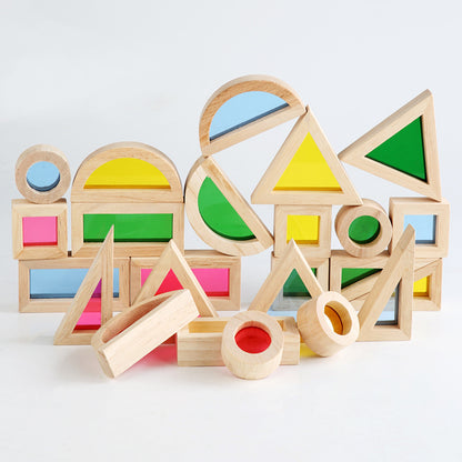 Colorful Kaleidoscope Assembling Building Blocks