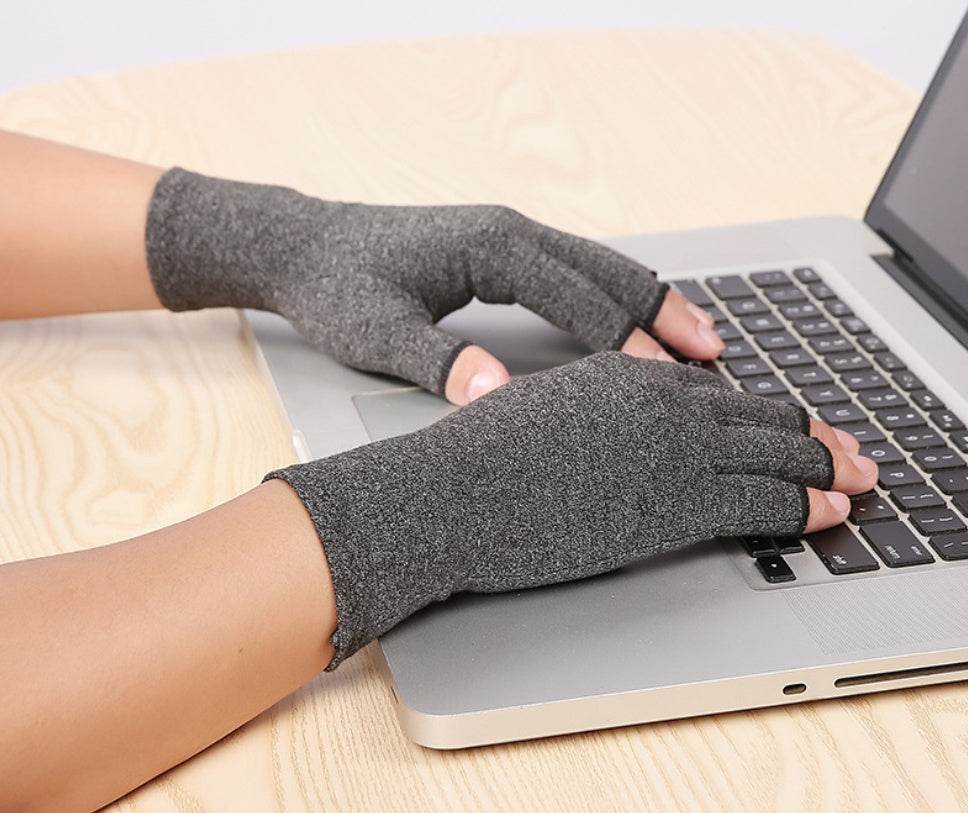 Breathable Health Care Half Finger Gloves - Here2Save