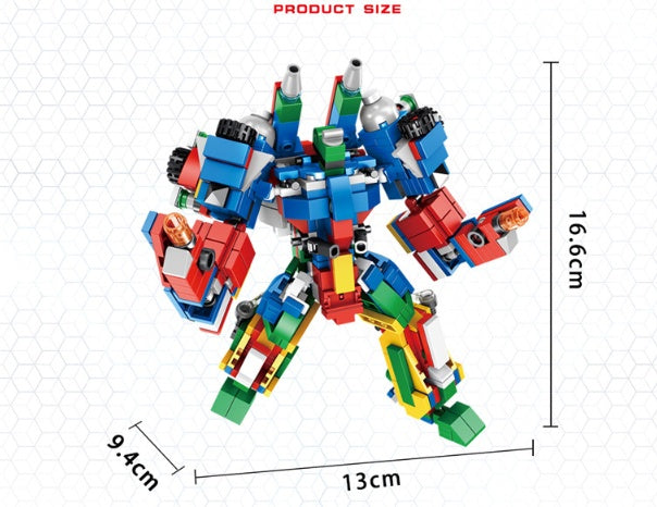 12 in 1 deformed small particles building blocks