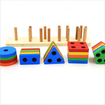 Baby Geometric Intelligence Board Shape Matching Building Block Toy