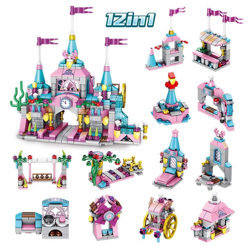 12 in 1 deformed small particles building blocks