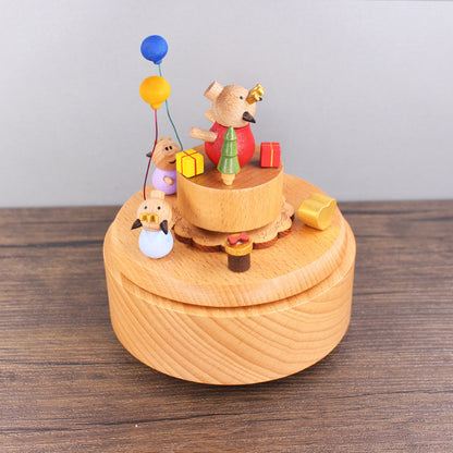 Wooden music box music box