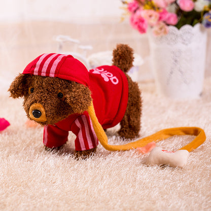 New 48 one generation of generation of generation of creative electric lead rope puppy electronic pet remote control child plush toy dog