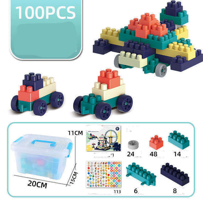 Assemble The Large-particle Building Blocks For Children