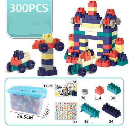 Assemble The Large-particle Building Blocks For Children