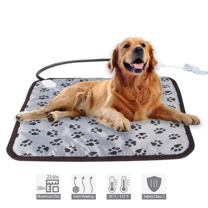 Pet Heating Pad For Dog Cat Heat Mat Indoor Electric Waterproof Dog Heated Pad With Chew Resistant Cord Winter Pet Blanket Warmer - Here2Save