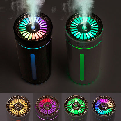 Wireless Air Humidifier Colorful Lights Mute Ultrasonic USB Fogger Diffuser Purifier 800mAh Rechargeabl Cool Mist Maker For Car - Here2Save