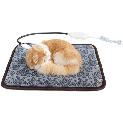 Pet Heating Pad For Dog Cat Heat Mat Indoor Electric Waterproof Dog Heated Pad With Chew Resistant Cord Winter Pet Blanket Warmer - Here2Save