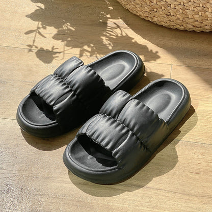 Women Home Shoes Bathroom Slippers Soft Sole Slides Summer Beach Shoes - Here2Save