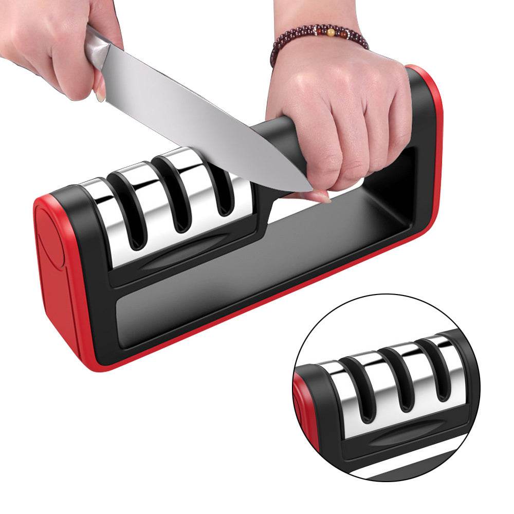 Professional Knife Sharpener Diamond Quick Professional 3 Stages Sharpener Knife Sharpening Tools Sharpening Stone - Here2Save