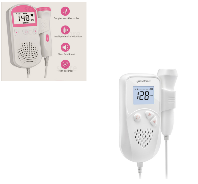 Fetal Heart Rate Monitor Home Pregnancy Baby Fetal Sound Heart Rate Detector - Here2Save