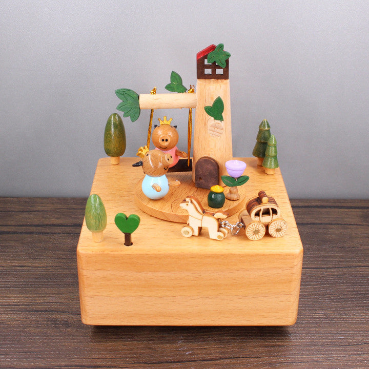 Wooden music box music box