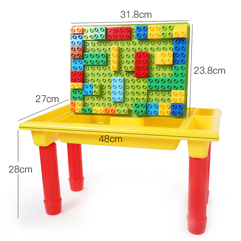 Multifunctional learning storage 310pcs building table