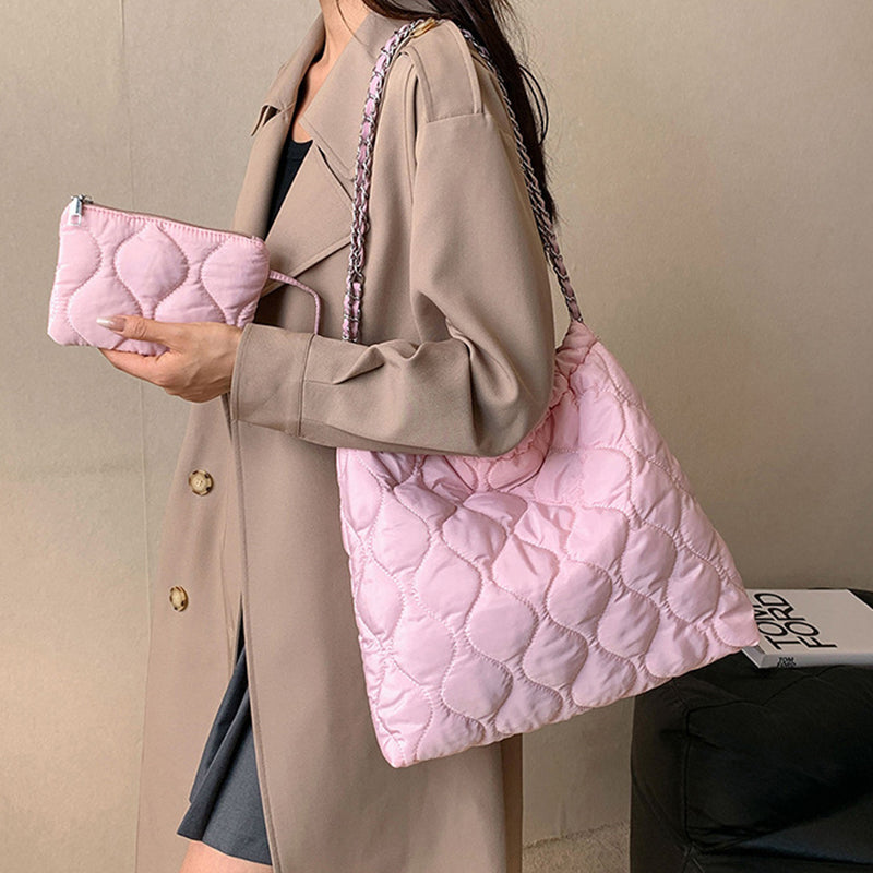 Bolsos compuestos para mujer tendencia Otoño e Invierno nueva moda bolso de hombro para mujer bolsos de estilo coreano simples personalizados