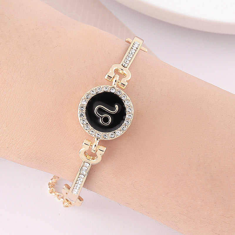 New Korean Style Fashionable Simple 12 Constellation Bracelet