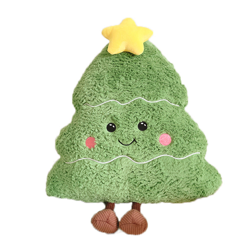 INS Holiday Cojín decorativo Árbol de Navidad Muñeca Peluche