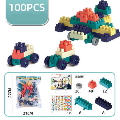 Assemble The Large-particle Building Blocks For Children