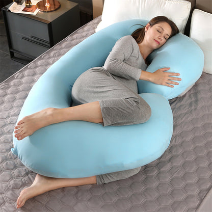 Inicio Almohada de cintura simple para mujeres embarazadas tipo C