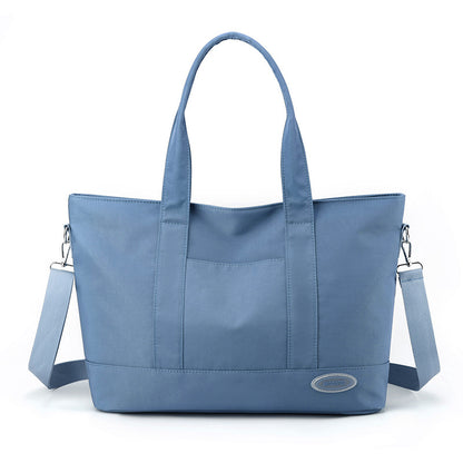 Bolso de mano de gran capacidad Nuevo Bolso de Hombro Casual estilo coreano bolsos de Color sólido de moda para mujer