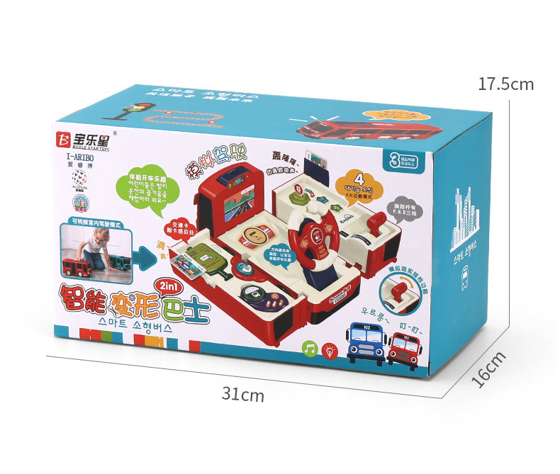 Educational Simulation Simulation Driving Toy Deformed Bus