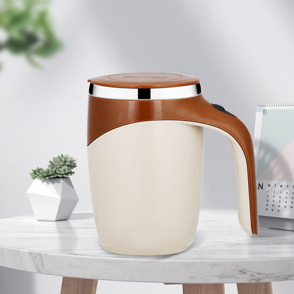 Modelo recargable, taza agitadora automática, taza de café, taza agitadora eléctrica de alto valor, taza de agua magnética giratoria para batidos perezosos