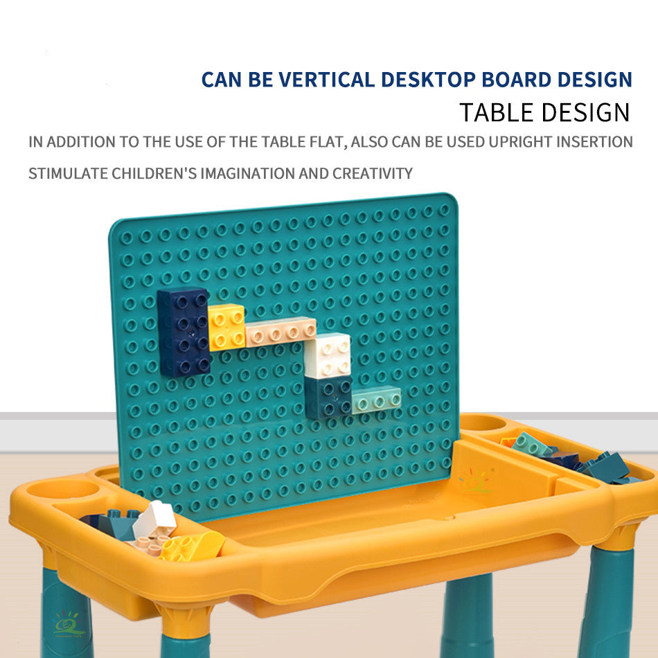 Kindergarten multifunctional small building table