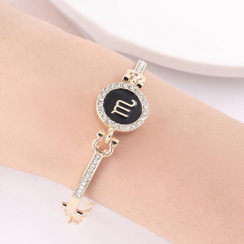 New Korean Style Fashionable Simple 12 Constellation Bracelet