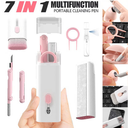 Multifunctional Bluetooth Headset Cleaning Pen Set Keyboard Cleaner Cleaning Tools Cleaner Keycap Puller Kit - Here2Save