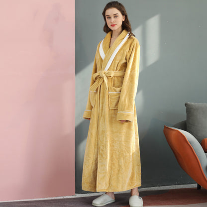 Couple One Piece Plus Oversized Bathrobe