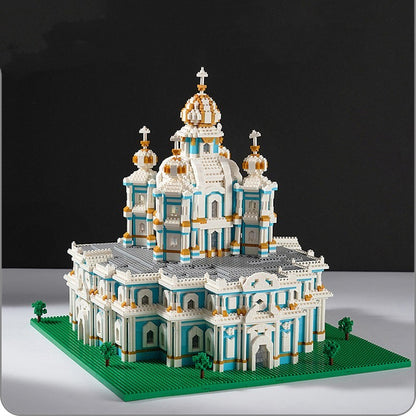 World Architecture Smolny Cathedral Church Monastery DIY Mini