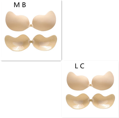 Invisible Push Up Bra Backless Strapless Bra Seamless Front Closure Bralette Underwear - Here2Save