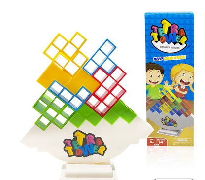 Juegos de mesa apilables de equilibrio para niños y adultos, juguetes de bloques de torre para fiestas familiares, juegos de viaje, rompecabezas para niños y niñas, juguete de bloques de construcción