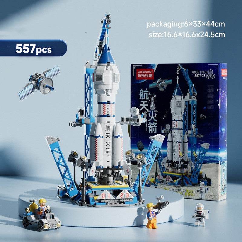 Space Rocket Model Building Block Toy - Here2Save
