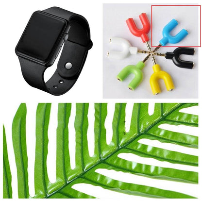 Square Electroplated LED Digital Watch - Here2Save