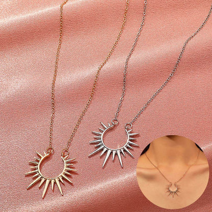 Sunflower Necklace Retro Clavicle Chain Fashion Creative Jewelry Women - Here2Save