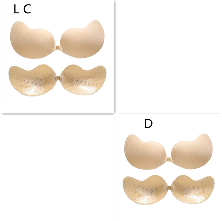 Invisible Push Up Bra Backless Strapless Bra Seamless Front Closure Bralette Underwear - Here2Save