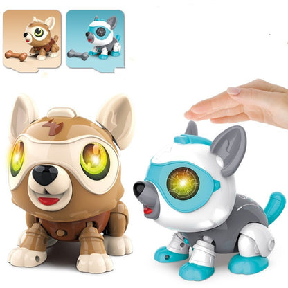 Children's Voice-activated Touch-sensing Electronic Robot Dog